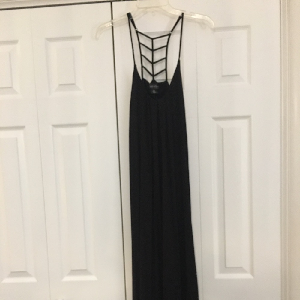 Black midi maxi dress ❣️